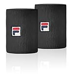 Fila Men's Double Wide Wristband, Pack of 2