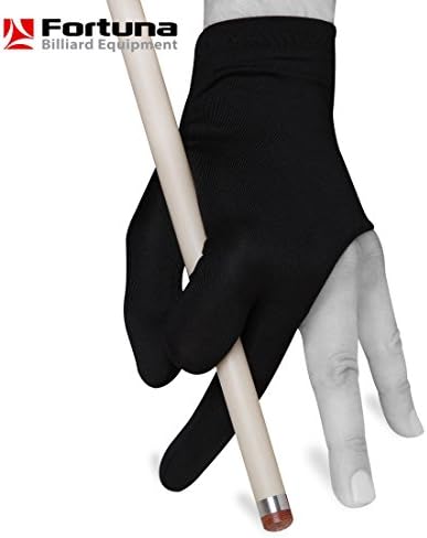 Billiard Pool Cue GLOVE by Fortuna - Economy - Fits either hand - One size fits all - Black