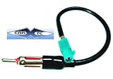 Stereo ANTENNA Harness Mini Cooper 02 03 2002 2003 AFTERMARKET STEREO / RADIO ANTENNA ADAPTOR - PLUGS INTO AFTERMARKET STEREOS AND CONNECTS INTO FACTORY ANTENNA