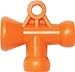 Loc-Line - 41416 Coolant Hose Component, Acetal Copolymer, Tee, 1/4