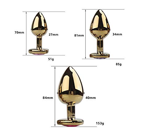 Z-one-1-3Pcs-Heart-Diamond-Crystal-Jeweled-Design-Metallo-Metallo-Impermeabile-Acciaio-inossidabile-Uomo-e-donna-Miglior-regalo-Oro