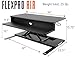 Stand Steady FlexPro Air Standing Desk - Precision Desk Converter w/ Hydraulic Lift Assist (Sit or Stand!)- Instantly Change Any Surface to a Stand Up Desk! No Assembly Required! (36 inch)