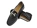 Easy Strider Men’s Loafer Shoes – Premium Alligator Material- Faux Leather Lined – Elegant Silver Metal Buckle - Perfect Business Dress Shoe for Men Or Casual Slip-On Loafer for Daily Wear