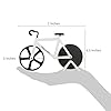 Bicycle Pizza Cutter - The Tour de Pizza Cutter by SOHO Kitchen - A Fun Gift for Cyclists and Pizza Lovers