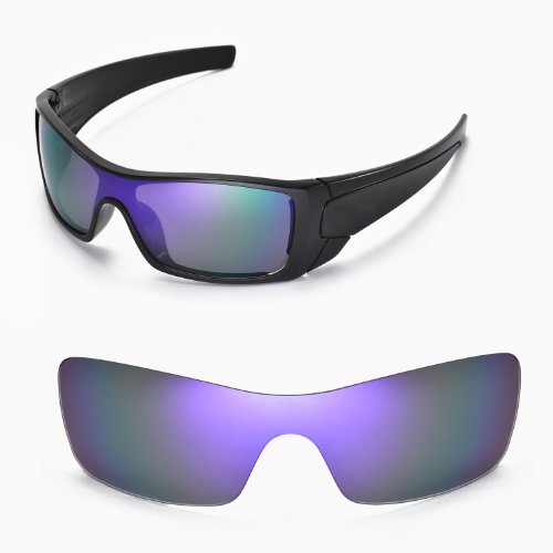 Walleva Replacement Lenses for Oakley Batwolf Sunglasses - Multiple Options Available (Purple Coated - Polarized) - Thumbnail 6