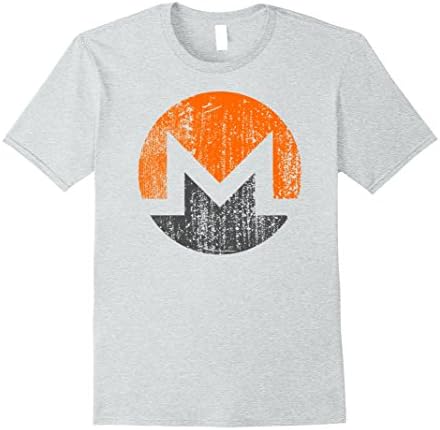 Mens Vintage Monero Logo Tee 2XL Heather Grey