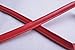 Wento Pair 19 Inches Purses Straps,cowhide Leather Purse Handles,genuine Leather Handles,cowhide Leather Purses Straps,soft Cow Leather Straps,purse Making Supplies (Red)