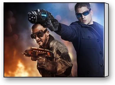 PrettyLee Custom Modern Wall Art Home Decor Canvas Prints Captain Cold Amp Heat Wave The Flash 16 X 12 Inch