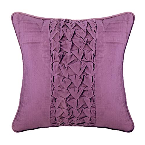The HomeCentric Designer Purple Throw Pillows Cover, Modern Solid Throw