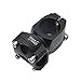 CANSUCC Bike Stem 25.4 × 32mm Mountain Bike Stem Bicycle Handlebar Stem Suitable for BMX MTB Road Bike (Aluminum Alloy, Adjustable, Black)