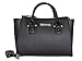 Kenneth Cole Reaction KN1550 Magnolia Handbag Top Handle Messenger Crossbody Shoulder Bag (BLACK)