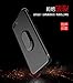 Qwinout iPhone X Case Cover Protection Magnetic Ring Case Shock-Absorption with Ring Scrub Minimalistic Style Surface Slim TPU Phone Case Phone Holder (Black)