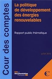 La  politique de développement des énergies renouvelables