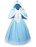 ReliBeauty Girls Sparkle Sequin Princess Dress Costume