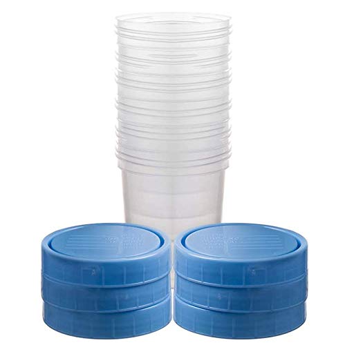 3 Vakly+Specimen+Cups+Screw+Lids