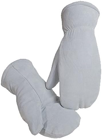 Caiman 1388 Reverse Goat Grain Mitten, Freezer Gloves (1 Pair) Size Large Package Quantity 1