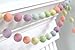 Pastel Rainbow Felt Ball Garland - 1