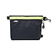 GOX Ultra Light Carry On Zipper Pouch Toiletry Bag Packing Sack Makeup Bag Digital bag (Black)