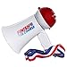 American Ninja Warrior NBC Megaphone- with Siren and Announcing Function, Red
