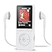 AGPTEK 16GB MP3 Player with FM Radio/Voice Recorder, 70 Hours Playback and Expandable Up to 64GB, A20WS (White)