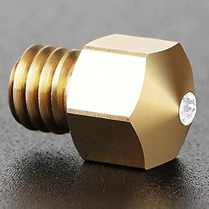 Toogoo 3d Printer Accessories Ruby Nozzle 1 75mm For Petg Abs Pei Peek 3d Printer Accessories
