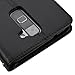 LG G Stylus 2 Case, Stylo 2 Case, JoJoGoldStar 5 Card Bicast PU Leather Folio Wallet with Magnetic Flap and Kickstand, Comes with Screen Protector and Stylus - Black