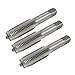 uxcell 3 Pcs M14 x 2.0mm Metric Machine Taps Taper Screw Thread Tapping Threading Machinist Repair DIY Tool