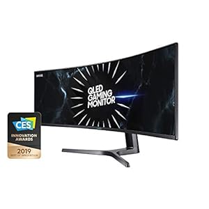 Samsung C49RG94SSU 124,20 cm (49 Zoll) Curved Gaming Monitor (5120 x 1440 Pixel, Dual WQHD 32:9 Format, 120Hz, 4ms…