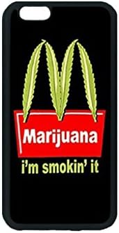 Dominc Custom TPU Iphone 6 Plus 6s Plus 5.5 inch Case Marijuana I'm Smokin' It Weed Ganja Personality Classic Design (Laser Technology)