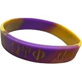 Express Design Group Omega Psi Phi Silicone Bracelet