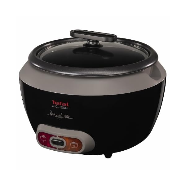 Tefal RK1568UK Cool Touch Rice Cooker, (20 Portions), 700 W, 1.8 Litre, Black