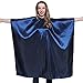 Mane Caper Blue Iridescent Salon Cape with snaps Professional 45 inch X 60 inch Heavy Duty Material Extra Long Durability For Barbershop and Beauty Shop Use Long Lasting and Specialized (NAVY BLUE)