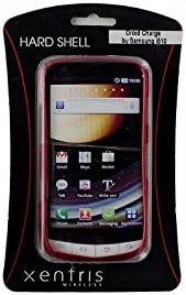 Xentris Wireless Samsung Droid Charge Snap On Cover Red Sparkle 63077001XE