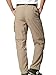 Jessie Kidden Mens Hiking Pants Convertible Quick Dry Lightweight Zip Off Outdoor Fishing Travel Safari Pants (225 Khaki 36)