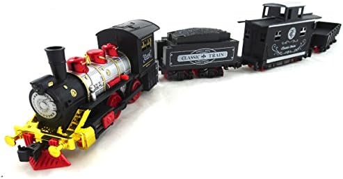 Classical Toy Train Track Set Features Railway Track Battery Operated Toy Train