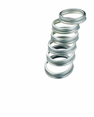 Leifheit 36401 Screw Rings for Canning Glasses