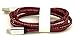 Bastex Gator Skin Rugged Heavy Duty Durable High Speed USB 2.0 Micro USB Charger Cable (2.6 ft) for Galaxy S7 / S7 Edge S6 S5 Note 5 LG G4 and other devices - Red