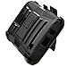 LG Phoenix 2 Case,IDEA LINE INC(TM)Heavy Duty Armor Shock Proof Dual Layer Holster Locking Belt Swivel Clip with Kick Stand + Stylus Pen + Premium Screen Protector(Black/Black)