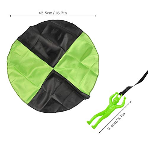 BUYGOO 6PCS Parachute Toys Tangle Free Throwing Hand Throw Parachute Army Man Toss It Up and Watching Landing Outdoor Toys for Kids