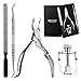 Profession 4PCS Ingrown Toenail Kit, Premium Stainless Steel Pedicure Tools Surgical Grade Nail File Clipper Lifter Corrector with Portable Box