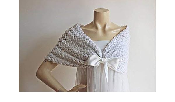 silver shoulder wrap