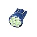 Partsam T10 194 168 LED Bulbs for Car Interior Dome Map Door Courtesy License Plate Lights Reading Light Bulbs -10Pcs Ice Blue