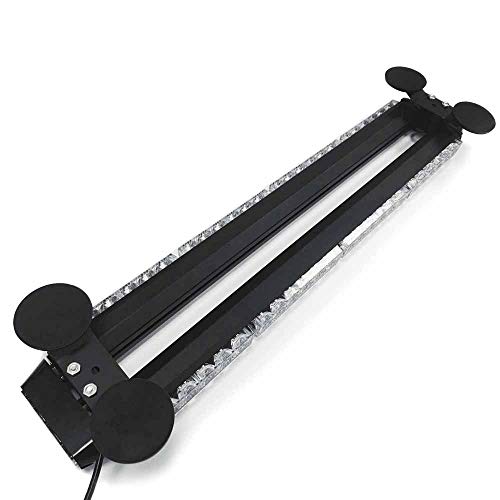 26" 54 LED 7 Flash Mode Traffic Advisor Double Side Emergency Warning Security Vehicle Roof Top Strobe Light Bar with Magnetic Base for Undercover or Tow Truck Construction - Thumbnail 3