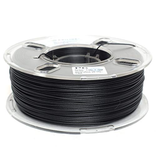 PRILINE Carbon Fiber Polycarbonate 1KG 1.75 3D Printer Filament, 1kg 1.