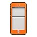 Lifeproof FRĒ SERIES Waterproof Case for iPhone SE (2nd gen - 2020) and iPhone 8/7 (NOT PLUS) - Retail Packaging - (BLAZE ORANGE/DARK FLAT EARTH/RT EDGE)