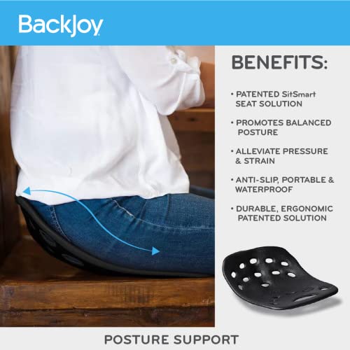 Backjoy Posture Seat Pad Ergonomic Pressure Relief, Hip & Pelvic