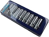 US PRO 10pc 3/8 in Drive Deep Socket Set 10-19mm Chrome Vanadium view 3