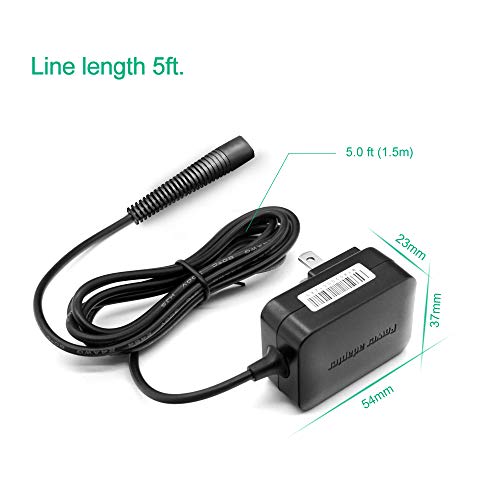 BENSN 12V 0.4A Charger for Braun Shaver Series 1, Series 3, Series 5, Series 7, Series 9; 3040s 310s 340S 3050cc; 5190cc 5030s 5040s; 740S 7865cc 790cc; 9290cc 9095cc Electric Razor Power Cord - Thumbnail 2