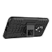 Galaxy J8 2018 Cover Hybrid DWaybox Rugged Heavy Duty Armor Hard Back Cover Case with Kickstand for Samsung Galaxy J8 2018 6.0 Inch (Black)
