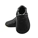 SAYOYO Baby Soft Sole Shoes Genuine Leather First Walker Infant Toddler Moccasins(12-18 Months, Black)